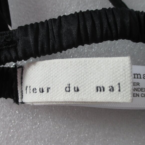 🩷FLEUR DU MAL DRAGON EMBROIDERY SHEER BRA - Picture 6 of 13